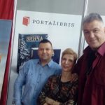 Sajam-knjiga-u-Beogradu-2017-pisci-S.K.Belov-Zoran-Petrovic-i-urednik-Portalibrisa-Dubravka-Sehovic